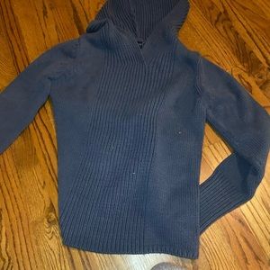 cap sweater with hoddie